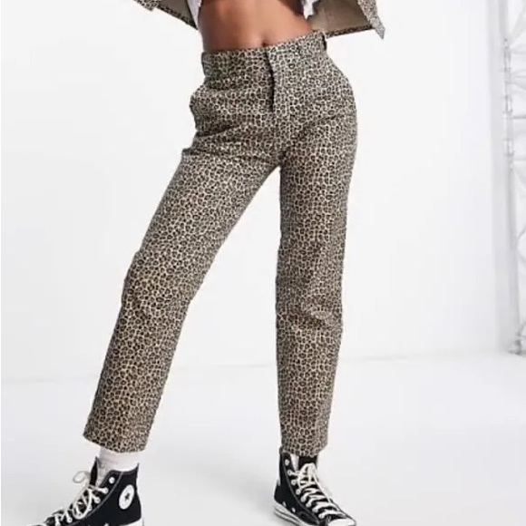 Dickies Leopard Print Pants - Picture 1 of 3